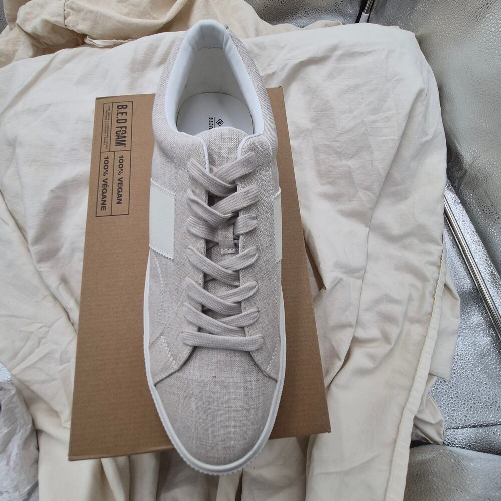 NEW Call It Spring Men's Riciardo Low Top Sneakers cream SIZE 13 D